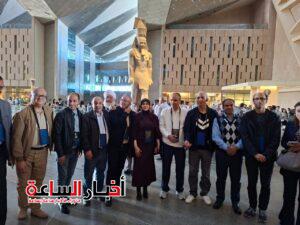 زيارة رفيعة للألكسو إلى المتحف المصري الكبير تؤكد ريادة مصر الحضارية 5 akhbarelsaa.com EGYuzQ9D