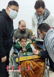 أول زيارة من أصحاب الهمم لأطفال فلسطين بمستشفى العاصمة الإدارية الجديدة 3 IMG 20240202 WA0121