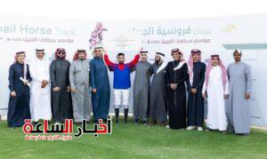 بجوائز بلغت ٢٠٠ الف ريال : ميدان فروسية الجبيل يقيم سباقه العاشر للموسم ١٤٤٥هـ 3 IMG 20240211 WA0006
