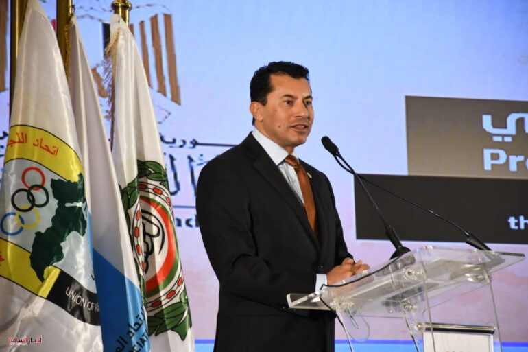 الدكتور أشرف صبحي وزير الشباب والرياضة، ورئيس المكتب التنفيذي لمجلس وزراء الشباب والرياضة العرب
