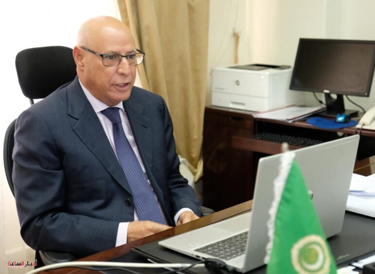 السفير "أحمد رشيد خطابي" الأمين العام المساعد – رئيس قطاع الإعلام والاتصال بجامعة الدول