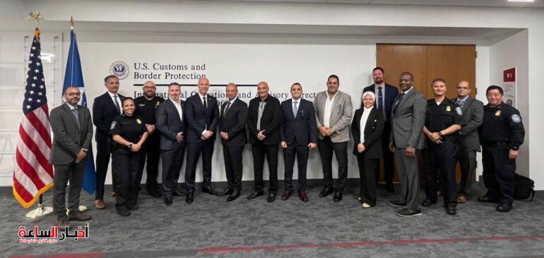 وفد من الطيران المدني المصري يزور إدارة الجمارك الأمريكية بواشنطن (CBP)