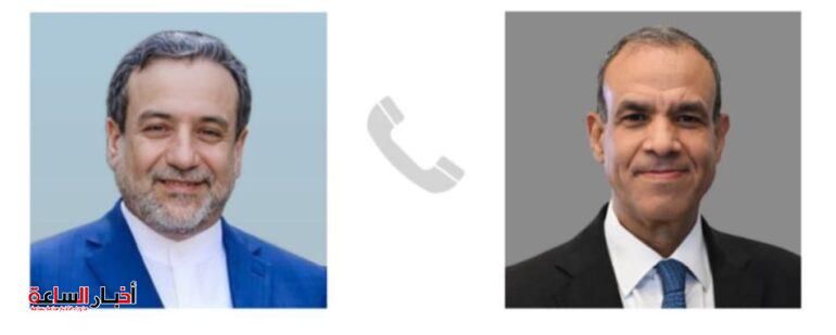 وزير الخارجية والهجرة يجرى اتصالا هاتفيا مع نظيره الإيرانى 1 akhbarelsaa.com WF48hRIo