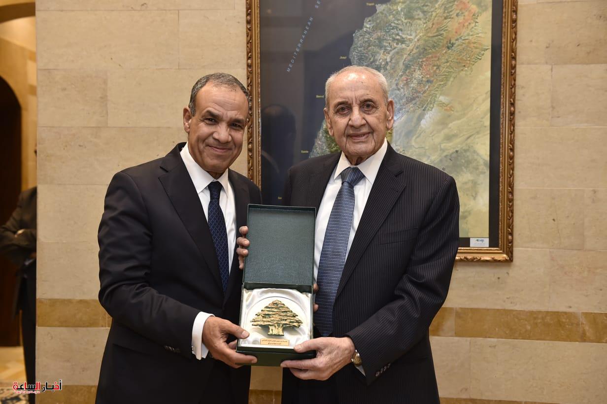 وزير الخارجية يستهل زيارته لبيروت بلقاء رئيس الجمهورية اللبنانية 3 akhbarelsaa.com