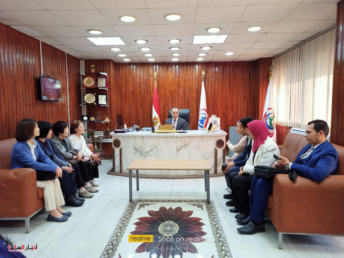 وكيل وزارة الصحة بالشرقية يستقبل وفد ياباني لمتابعة برامج تدريب التمريض 1 akhbarelsaa.com cWDR9Ff6