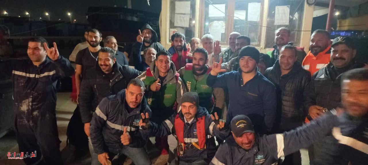 هيئة قناة السويس تنجح في إنقاذ طاقم سفينة FENER خارج المجرى الملاحي وتؤكد جاهزيتها الكاملة للطوارئ