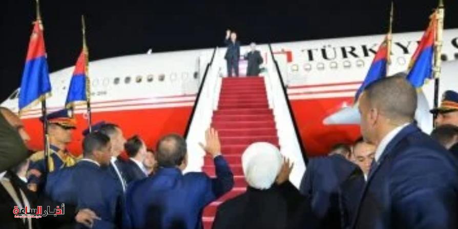 انتصار السيسي تودّع قرينة الرئيس التركي بجولة في المتحف المصري الكبير