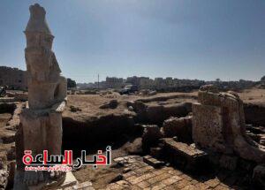 إعادة إقامة تمثال رمسيس الثاني بالأشمونين بعد ترميمه وفق أعلى المعايير العلمية 4 akhbarelsaa.com aknf5HcD
