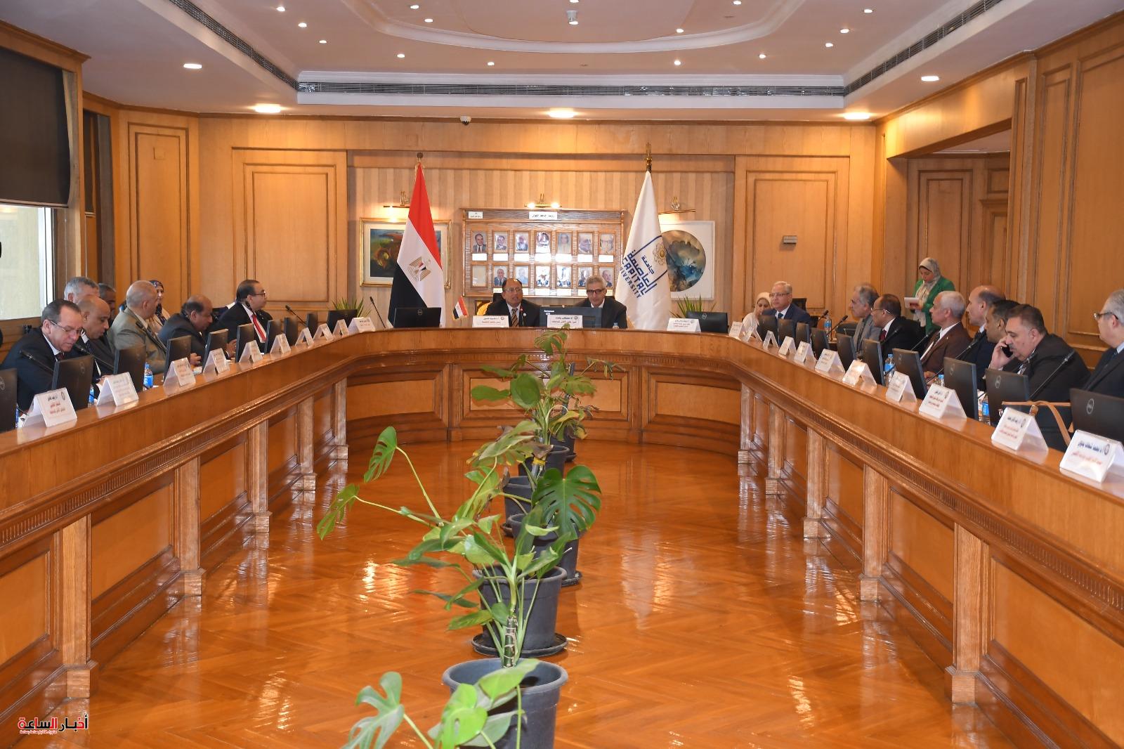 المجلس الأعلى لشئون التعليم والطلاب يعقد اجتماعه الدوري بجامعة العاصمة