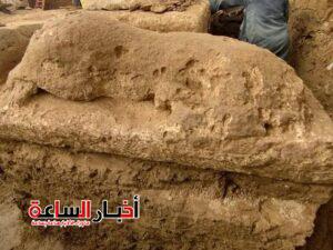 بعثة مصرية-صينية تكشف عن مبنى أثري يُرجّح انتماؤه لمعبد الملك أبريس بميت رهينة 5 akhbarelsaa.com m8GR3dob