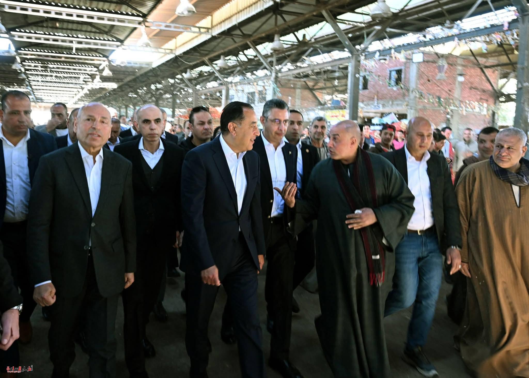 جولة دكتور مصطفي مدبولي بسوق العبور تؤكد توافر السلع وتعزيز آليات ضبط الأسعار ومواجهة التحديات الاقتصادية