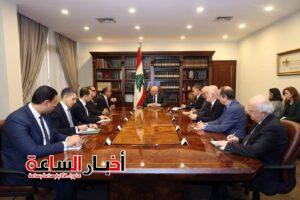 وزير الخارجية ينقل رسالة دعم مصرية للرئيس اللبناني ويؤكد رفض القاهرة للتصعيد الإسرائيلي في لبنان 6 akhbarelsaa.com Dg8ddMSu