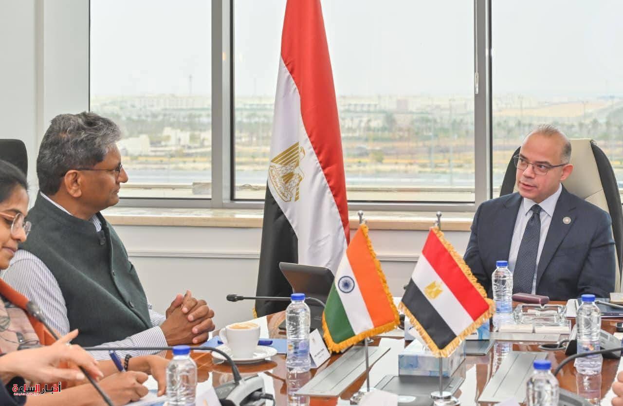وزير الاستثمار يبحث مع سفير الهند تعزيز الشراكة الاقتصادية وزيادة التبادل التجاري بين القاهرة ونيودلهي