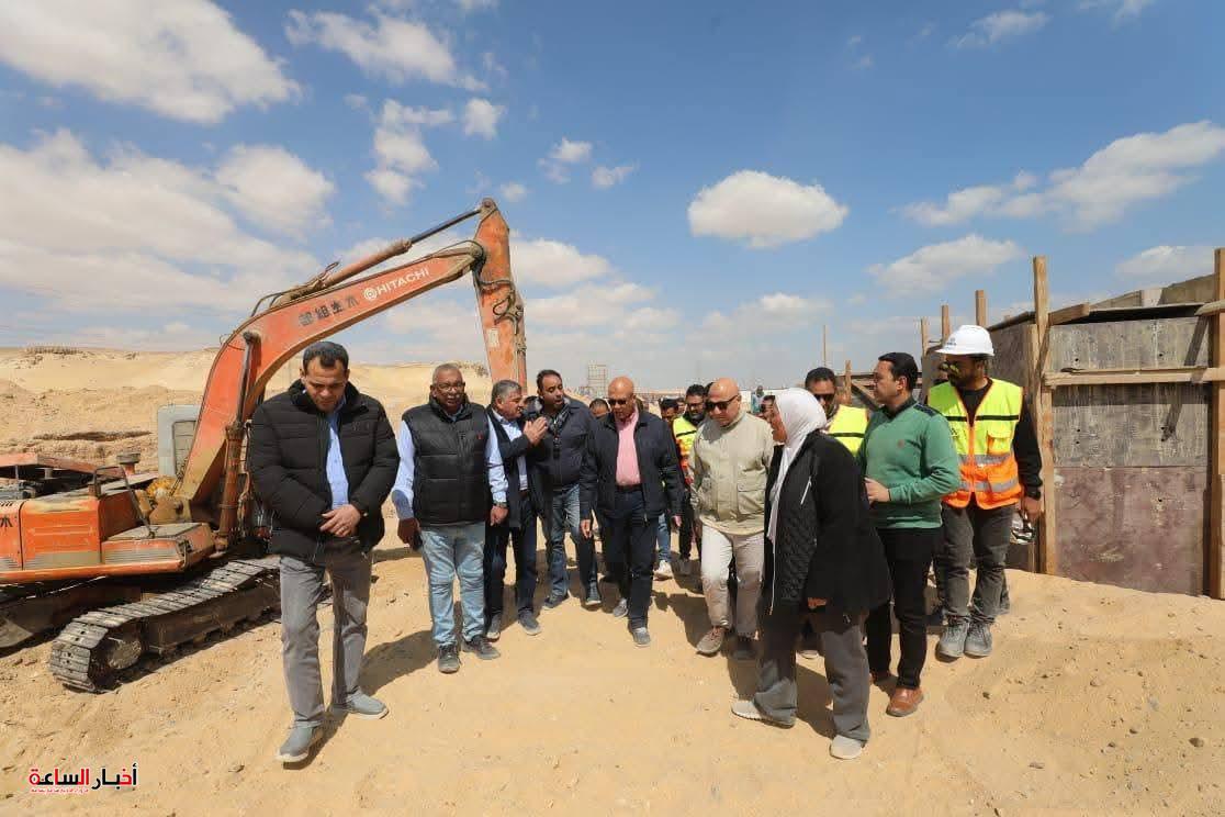 نائب وزيرة الإسكان يتابع مشروعات الصرف الصحي بـمحافظة المنيا ضمن حياة كريمة ويوجه بتسريع التنفيذ