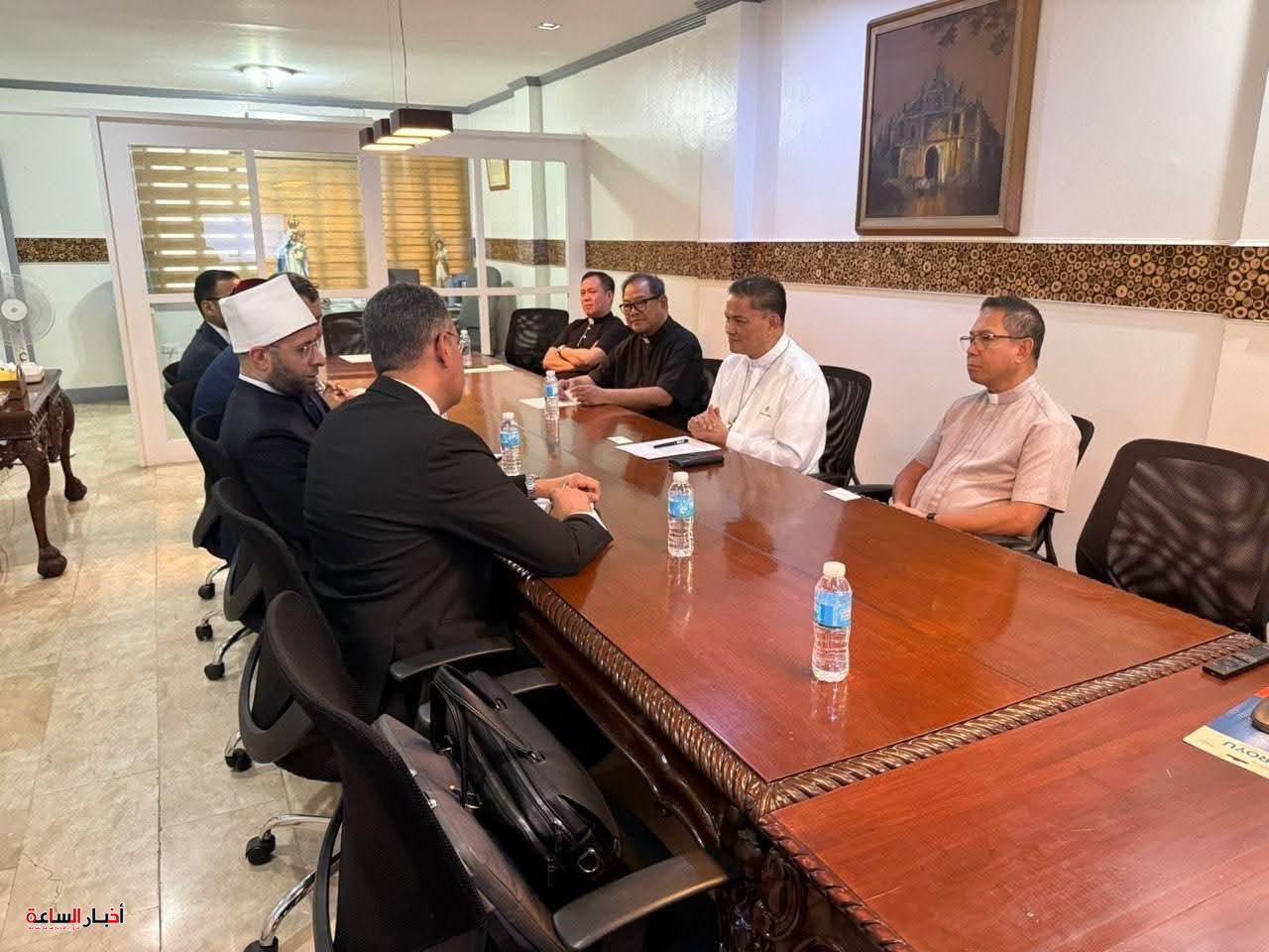 الأوقاف تبحث تدريب أساقفة الفلبين في مصر لتعزيز قيم التعايش والسلام