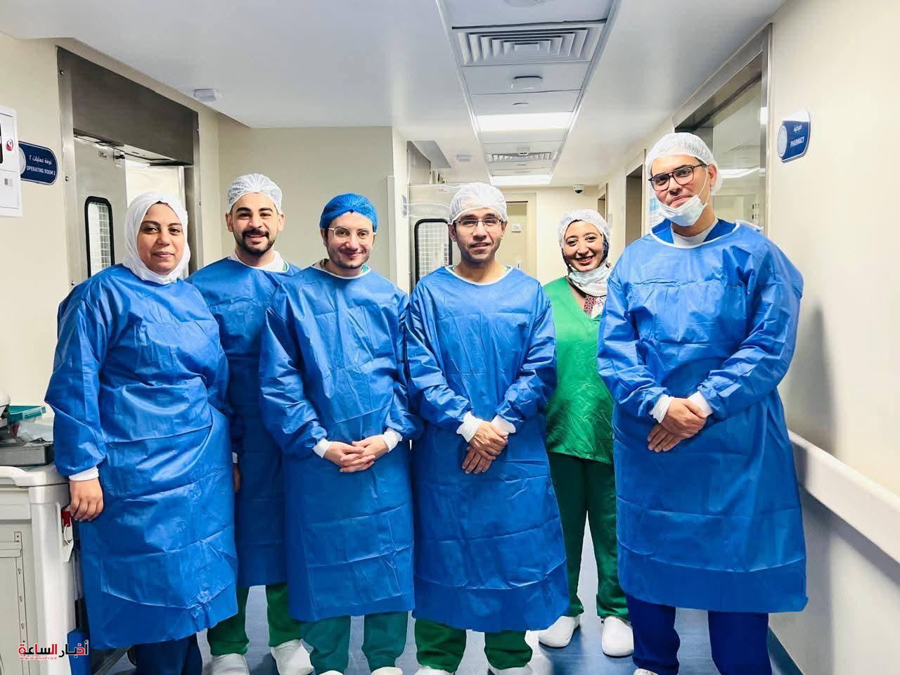 نجاح استئصال ورم ضخم بالحوض دون جراحة لأول مرة بالتأمين الصحي الشامل