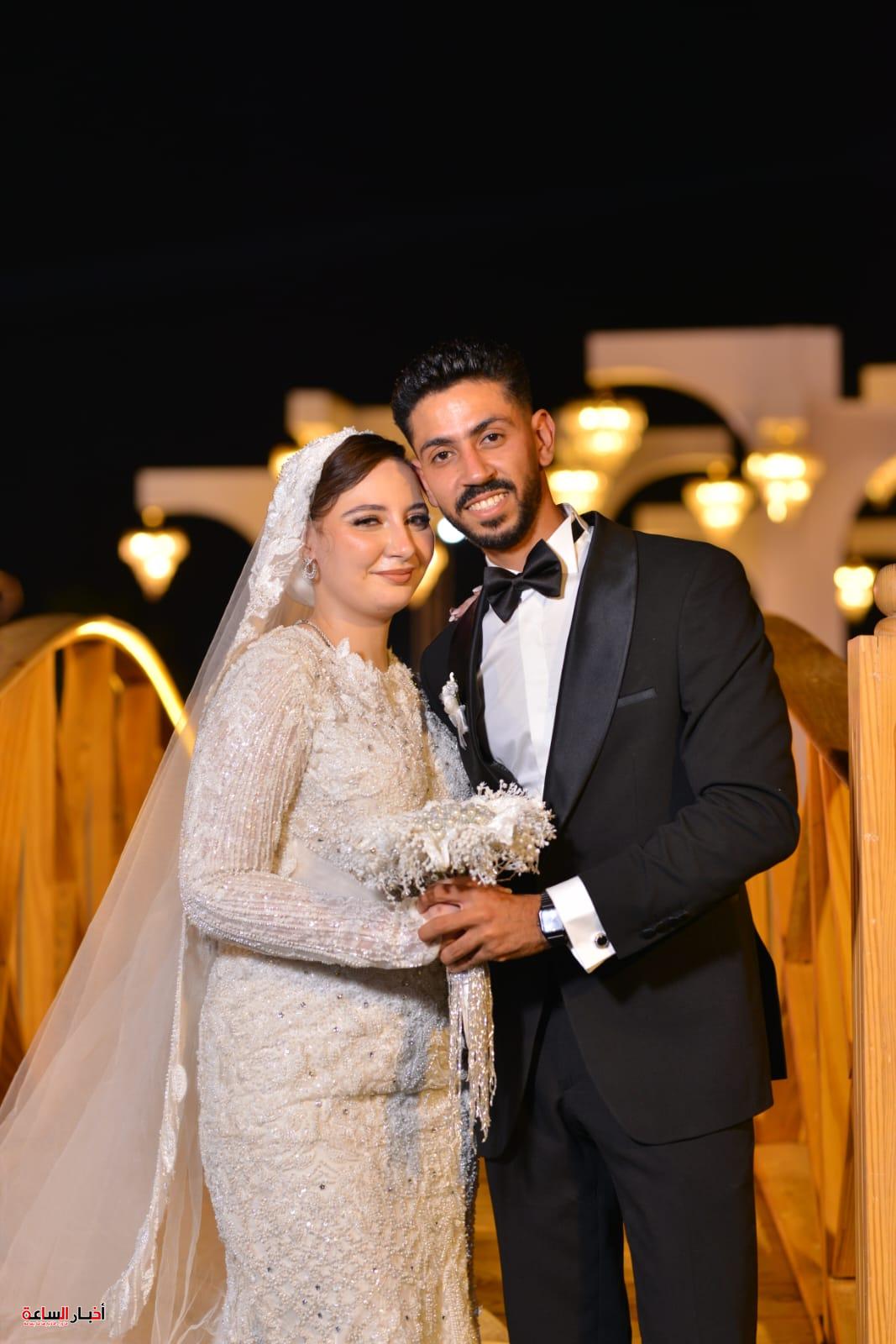 فرحة العمر: زفاف شهد ياسر فتحى على المهندس كريم جابر عبد التواب فى حفل عائلى بهيج