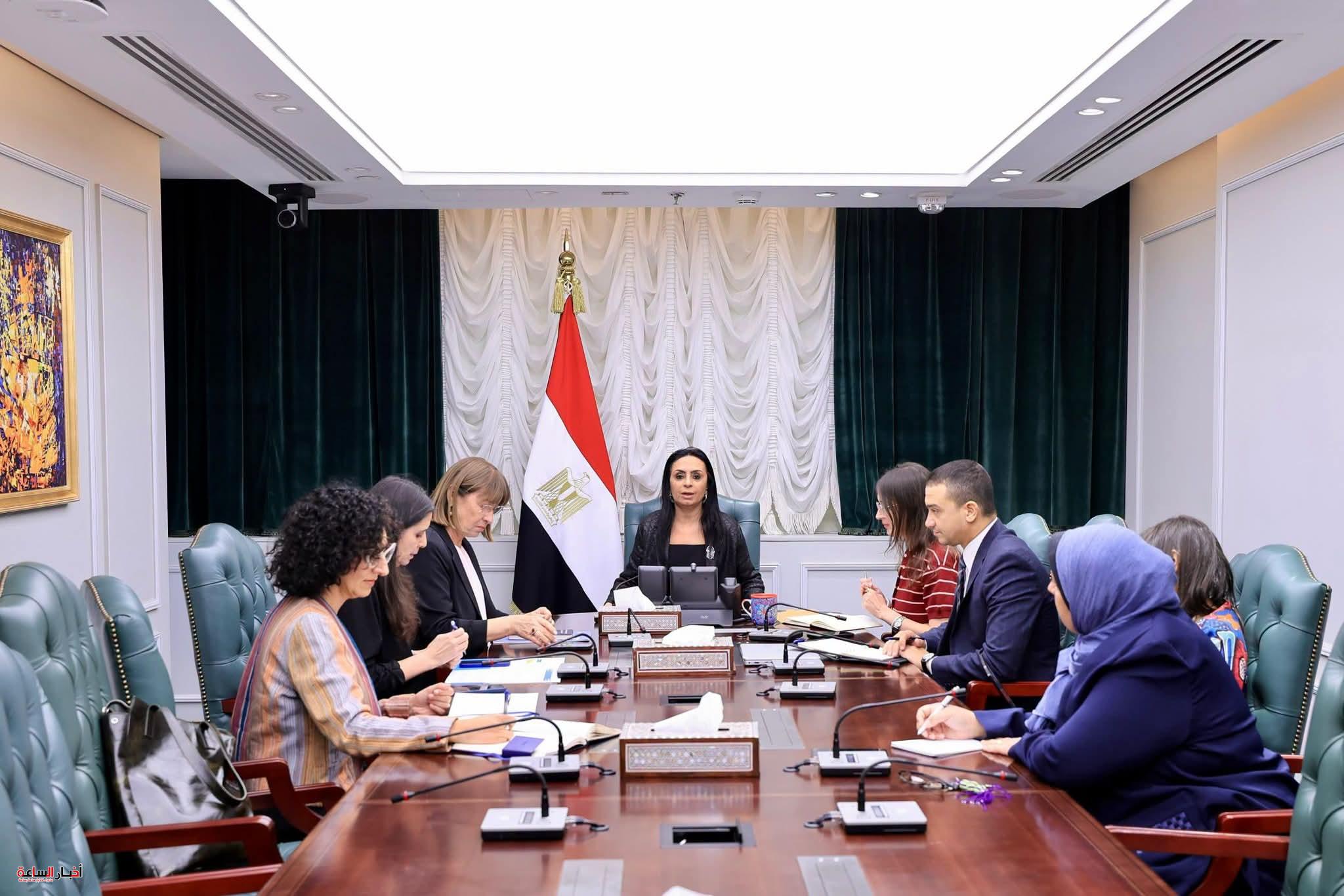 وزيرة التضامن تبحث مع المنسقة المقيمة للأمم المتحدة تعزيز التعاون في الحماية الاجتماعية والتمكين الاقتصادي