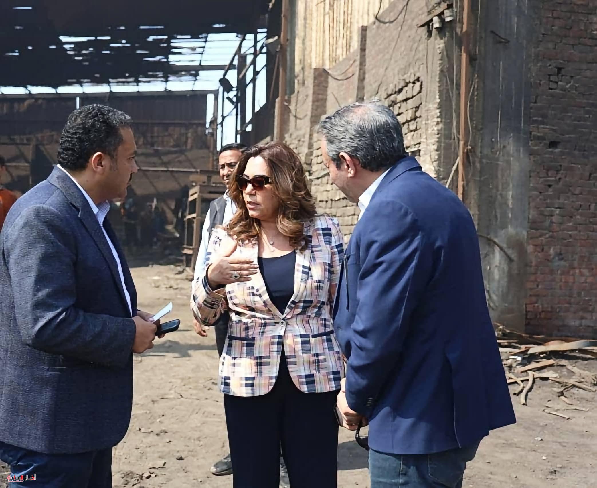 وزيرة التنمية المحلية والبيئة توجه بتوفيق الأوضاع البيئية لمنطقة العكرشة الصناعية وتشدد على ملاحقة المخالفين