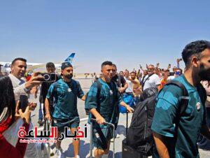 استقبال رسمي لبعثة منتخب مصر بمطار العلمين احتفالًا بإنجاز التأهل التاريخي إلى دور الـ16 بكأس العالم 2026 11 akhbarelsaa.com LrmhRBJ5