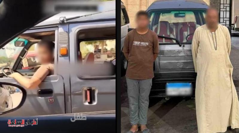 الداخلية تضبط طفلاً قاد سيارة فان بالجيزة وتتحفظ على المركبة لاتخاذ الإجراءات القانونية