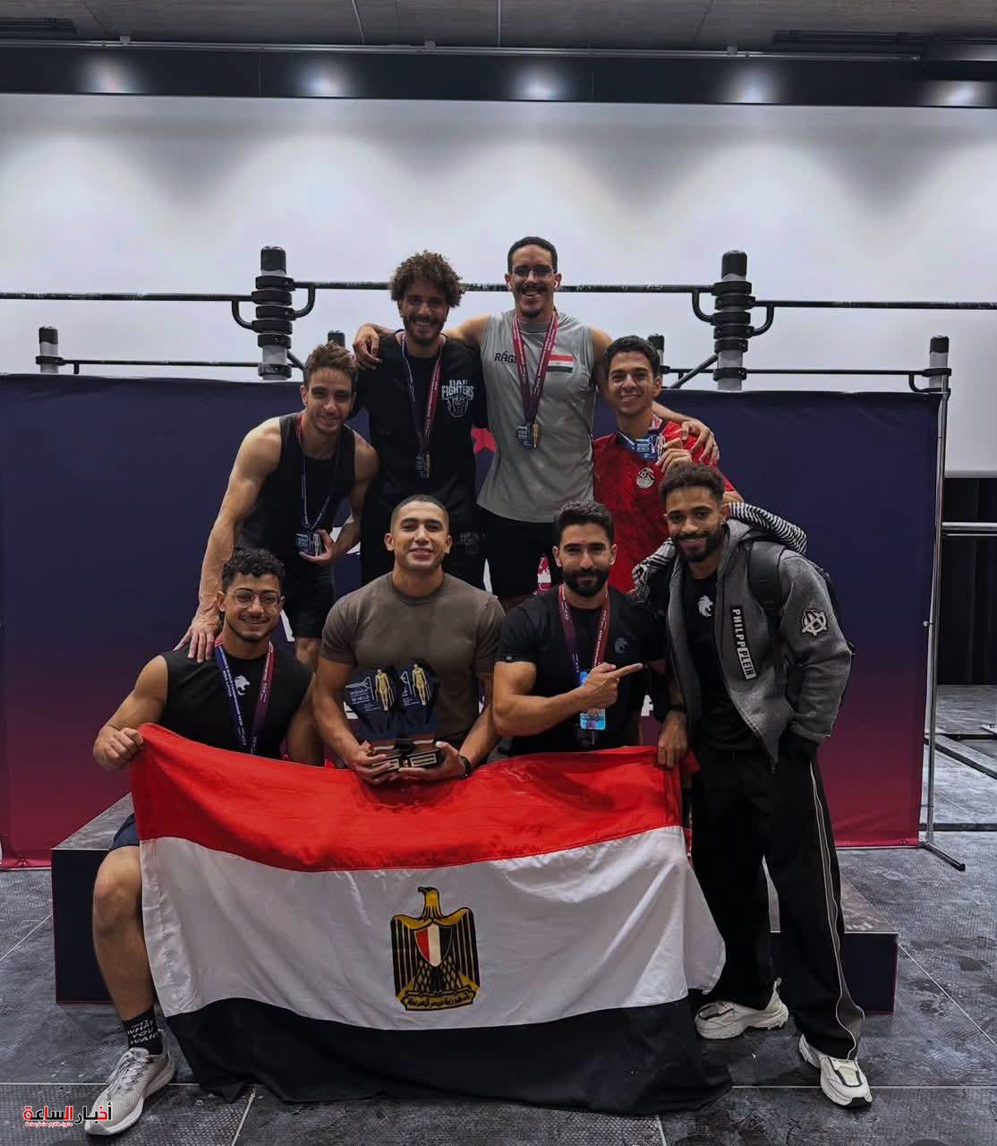 مصر تتربع على عرش العالم في الكالستنكس بـ6 ميداليات ببطولة العالم في لاتفيا