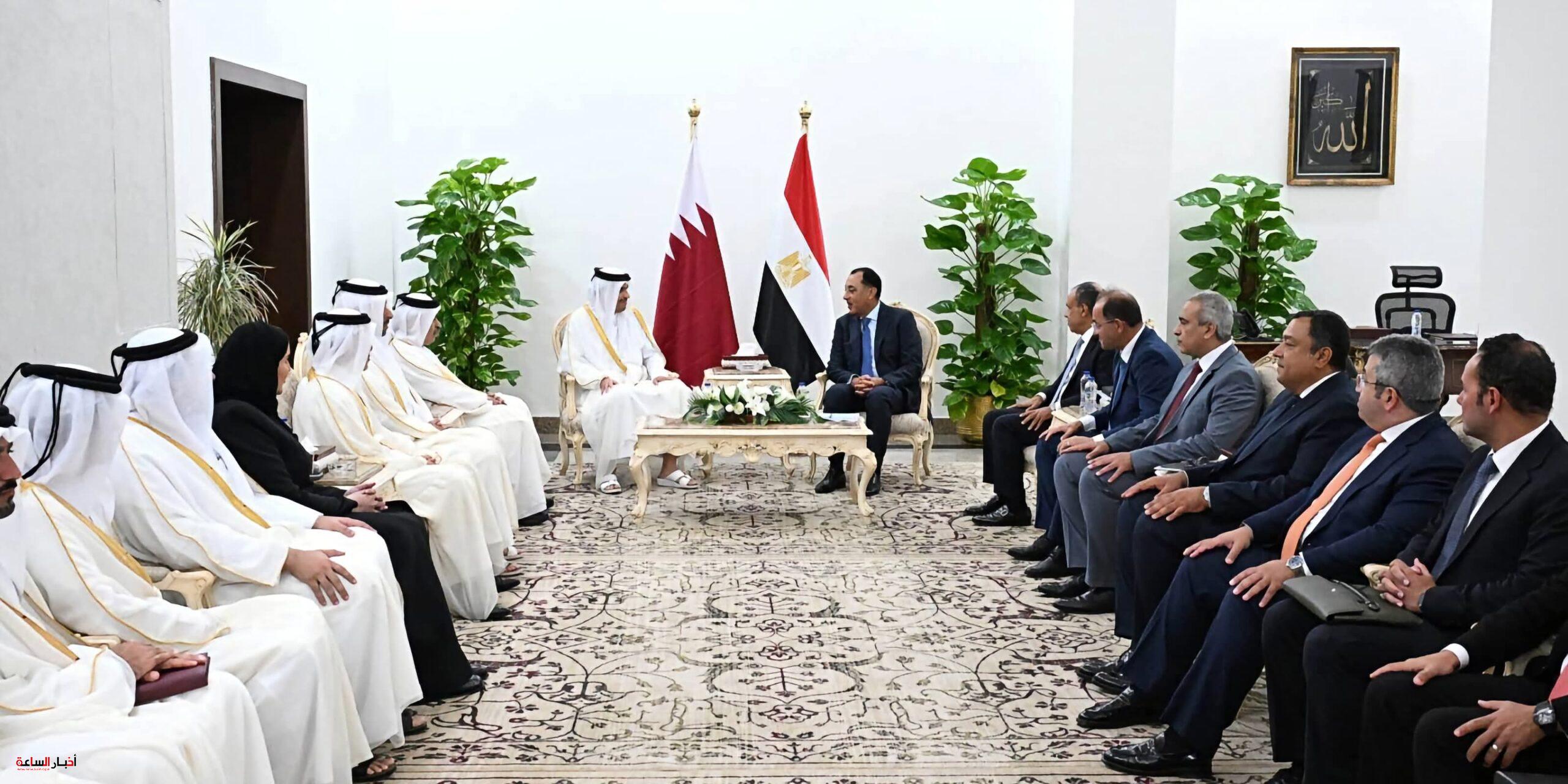 دكتور مصطفي مدبولي ونظيره القطري يبحثان تعزيز الشراكة الاقتصادية والاستثمارية والتنسيق الإقليمي