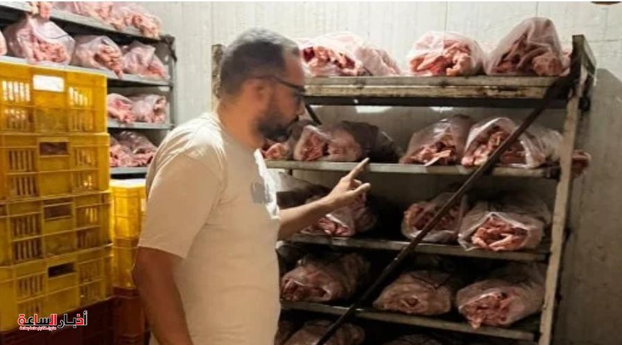ضبط 70 طن لحوم ودواجن غير صالحة للاستهلاك بالجيزة