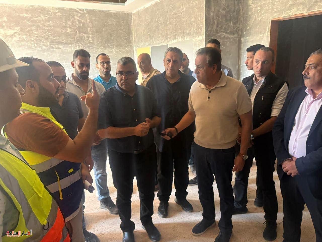 وزير الصحة يوجه بتسريع إنجاز مستشفى الرياض بكفر الشيخ وافتتاحه مبكرًا