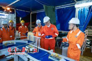وزير البترول يطلق أكبر مشروع للمسح السيزمي البحري بتكنولوجيا OBN في المنطقة 11 akhbarelsaa.com 5wO9i2Ok